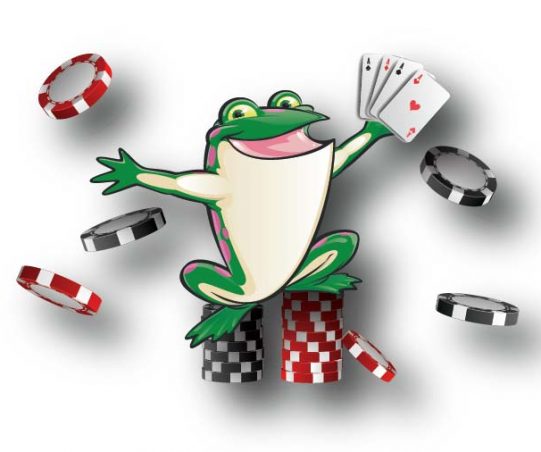 Bags of Fun Poker Frog