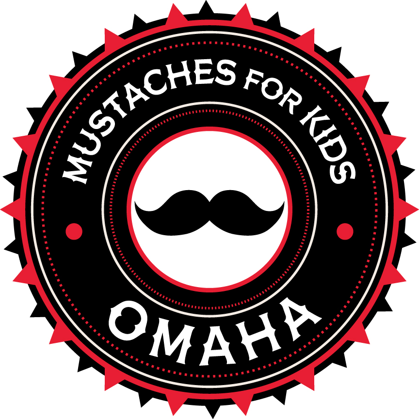 Mustaches for Kids Omaha Logo