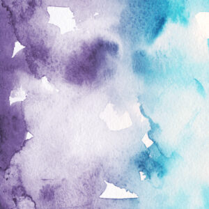 Abstract water color of blue and purple.
